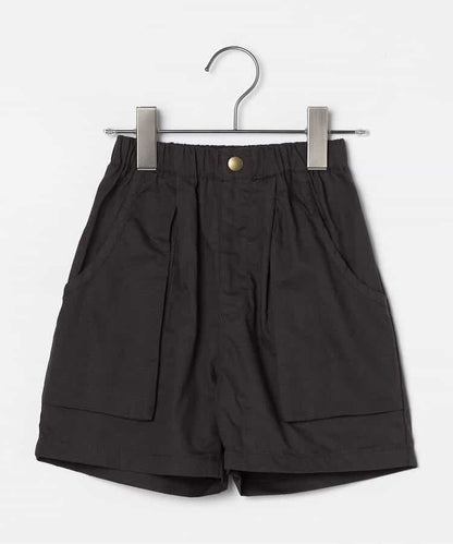 Japanese children's clothing p.prem#r 3D pocket work shorts 80-140cm boys/girls summer PANTS 