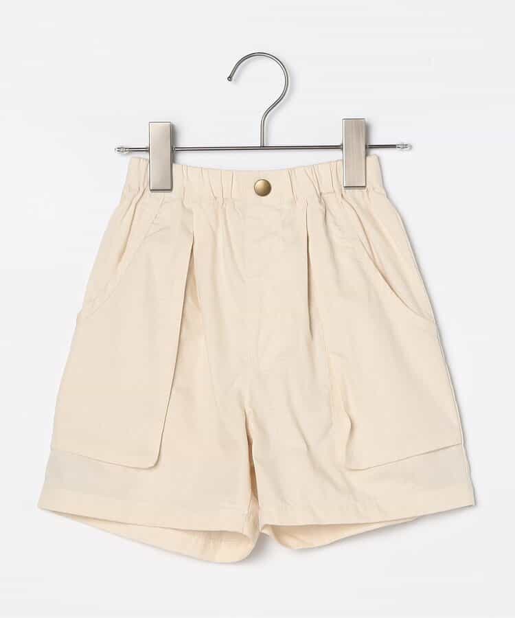 Japanese children's clothing p.prem#r 3D pocket work shorts 80-140cm boys/girls summer PANTS 