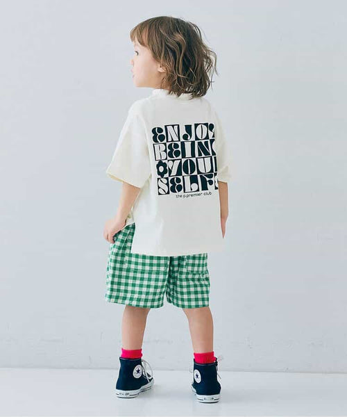 日本童裝 p.prem#r 格仔短褲 80-140cm 男童款/女童款 夏季 PANTS