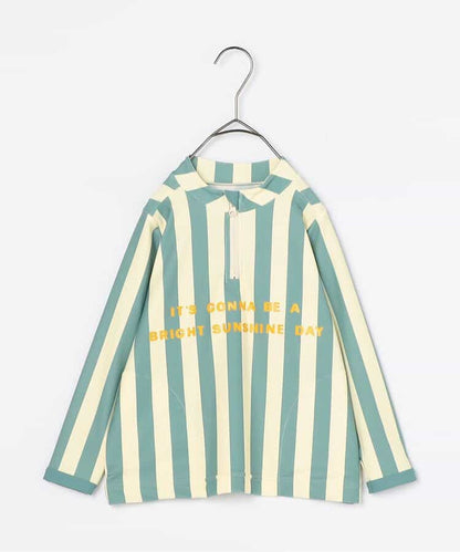 Japanese children's clothing p.prem#r UV protection half-zip swimsuit 80-140cm boys' summer swimsuit special edition 