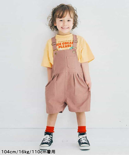 Japanese children's clothing p.prem#r ice cream print top 80-140cm boys/girls summer TOPS 