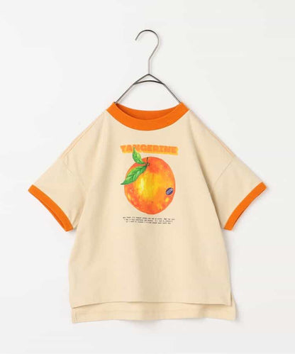 Japanese children's clothing p.prem#r fruit print top 80-140cm boys/girls summer TOPS 