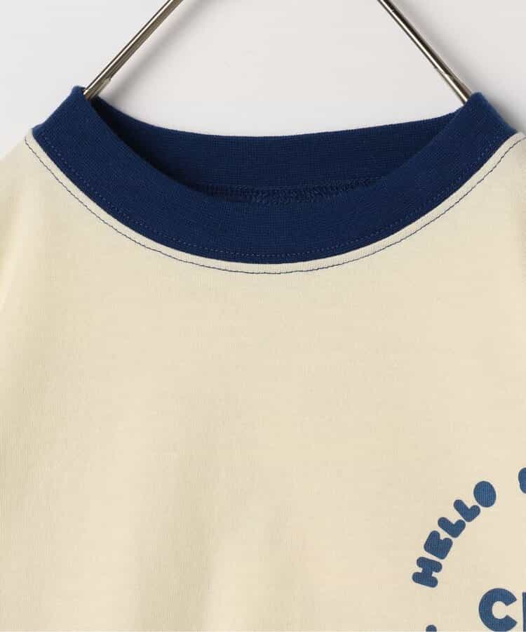 Japanese children's clothing p.prem#r letter print short-sleeved top 80-140cm boys/girls summer TOPS 