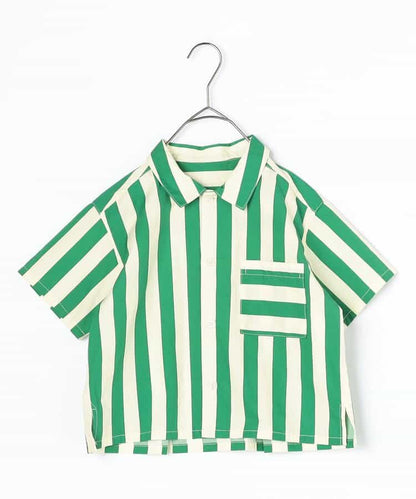 Japanese children's clothing p.prem#r summer shirt 80-140cm boys summer TOPS 