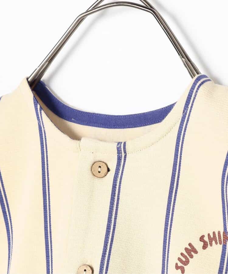 Japanese children's clothing p.prem#r striped sleeveless top 80-140cm boys' summer TOPS 