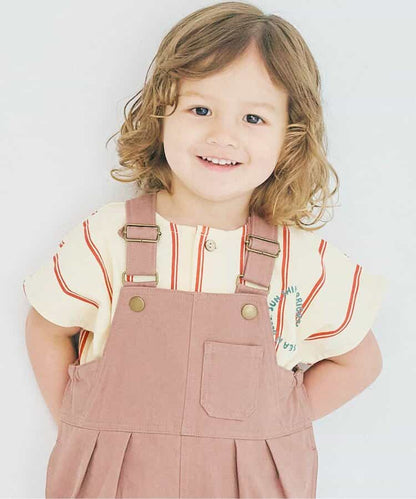 Japanese children's clothing p.prem#r striped sleeveless top 80-140cm boys' summer TOPS 