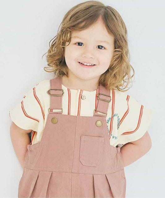 Japanese children's clothing p.prem#r striped sleeveless top 80-140cm boys' summer TOPS 