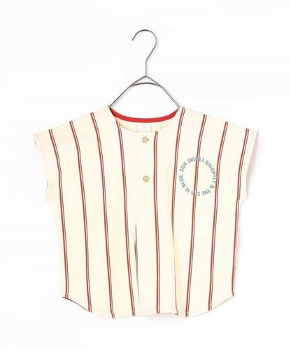 Japanese children's clothing p.prem#r striped sleeveless top 80-140cm boys' summer TOPS 
