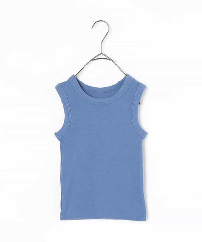 Japanese children's clothing p.prem#r simple ribbed vest 80-140cm boys' summer TOPS 