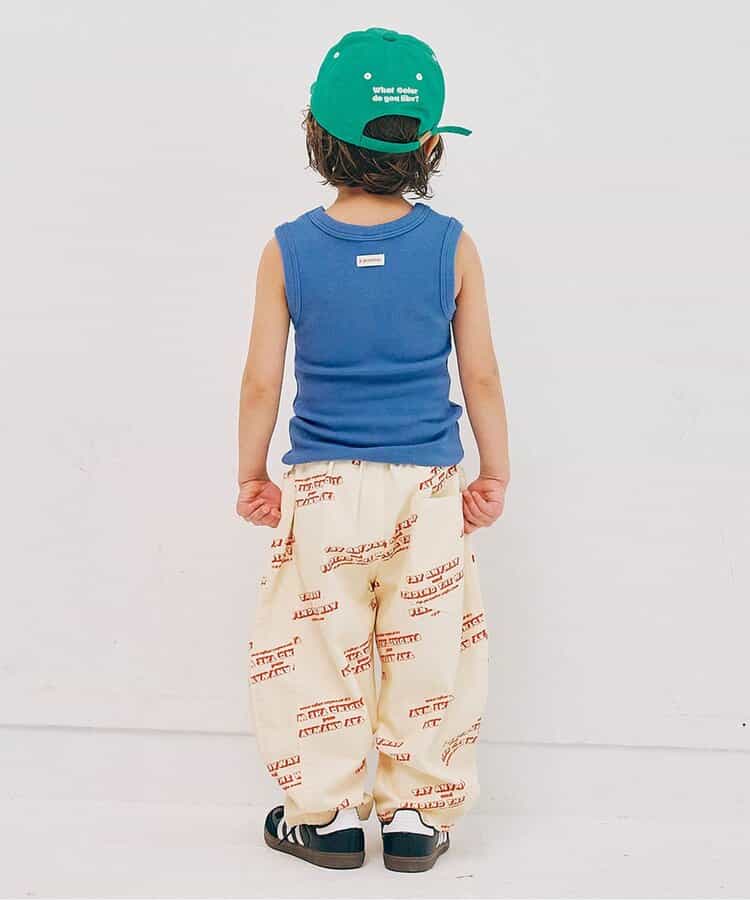 Japanese children's clothing p.prem#r simple ribbed vest 80-140cm boys' summer TOPS 