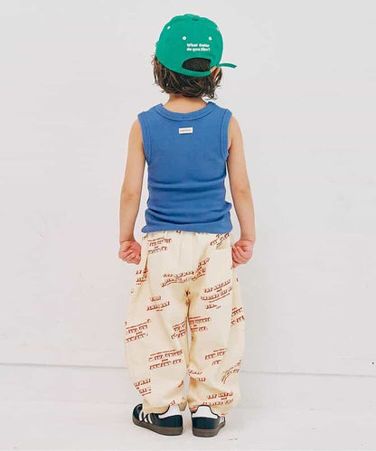 Japanese children's clothing p.prem#r simple ribbed vest 80-140cm boys' summer TOPS 