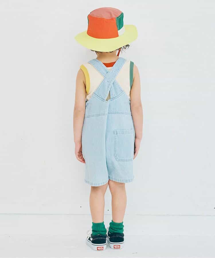 Japanese children's clothing p.prem#r simple ribbed vest 80-140cm boys' summer TOPS 