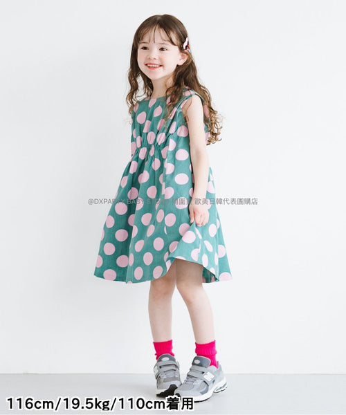日本童裝 p.prem#r 背心喇叭連身裙 80-140cm 女童款 夏季 DRESSES