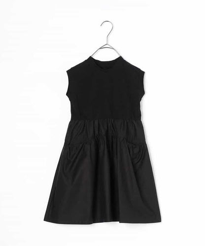 Japanese children's clothing p.prem#r workwear patchwork dress 80-140cm girls summer dresses 