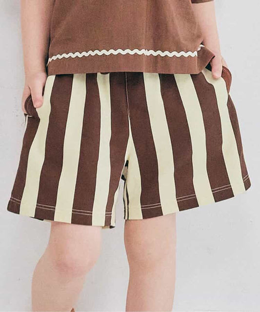 Japanese children's clothing p.prem#r casual shorts 80-140cm boys/girls summer PANTS 