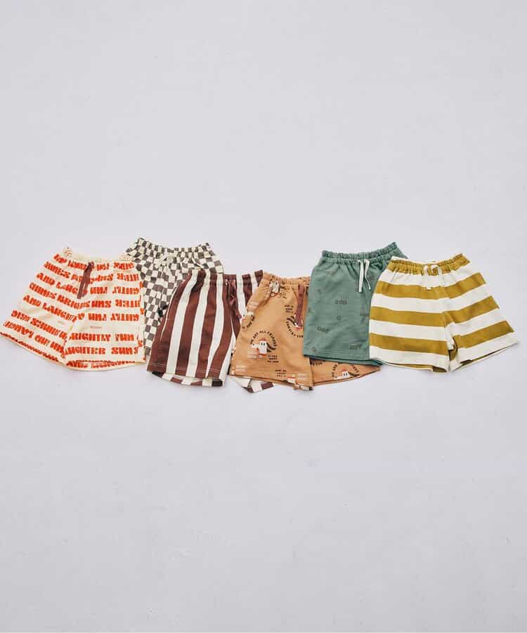 Japanese children's clothing p.prem#r casual shorts 80-140cm boys/girls summer PANTS 