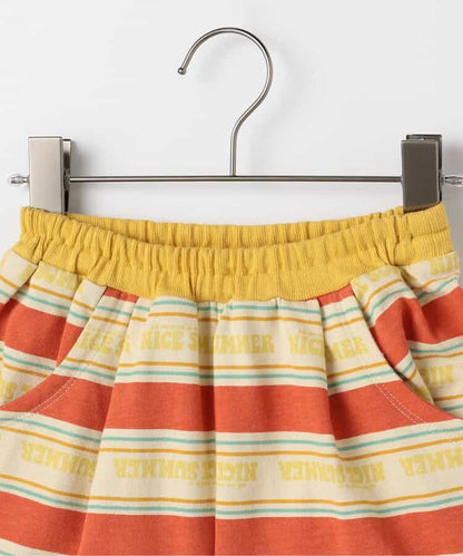 Japanese children's clothing p.prem#r striped shorts 80-140cm boys' summer PANTS 