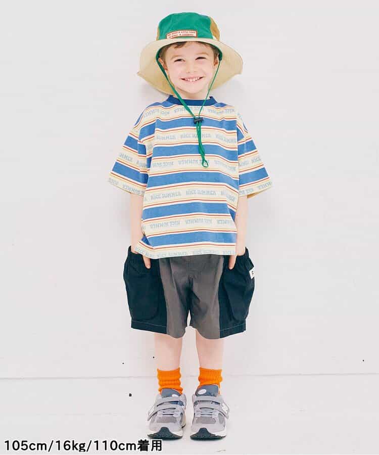 Japanese children's clothing p.prem#r work shorts 80-140cm boys' summer PANTS 