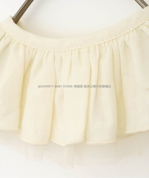 日本童裝 p.prem#r 蝴蝶結花領連衣 60-80cm 女童款 初生嬰兒 秋冬季 Jumpsite