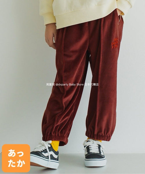 日本童裝 p.prem#r 雙面絨長褲 80-140cm 男童款/女童款 冬季 PANTS