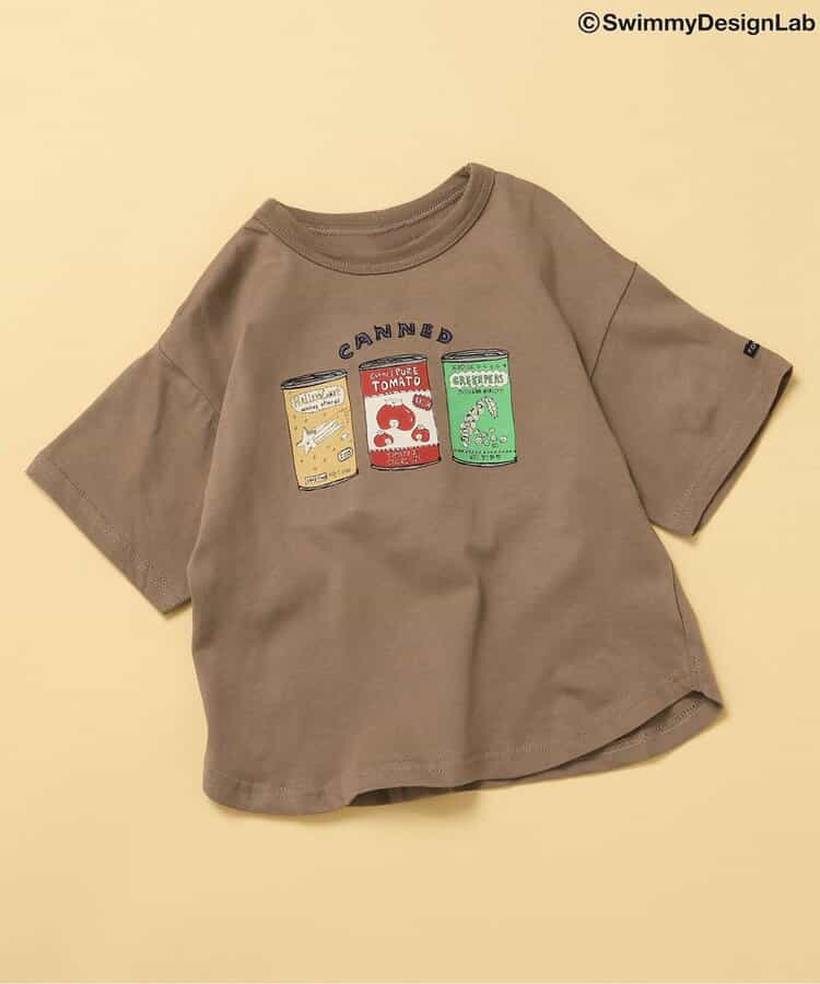 Japanese children's clothing FOKIDS × Swimmy DesignLab HOZONHOZON T-shirt 80-140cm Boys Spring TOPS Other brand children's clothing 