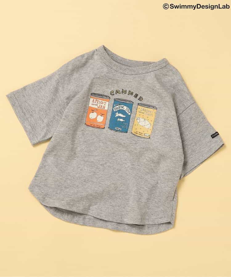 Japanese children's clothing FOKIDS × Swimmy DesignLab HOZONHOZON T-shirt 80-140cm Boys Spring TOPS Other brand children's clothing 