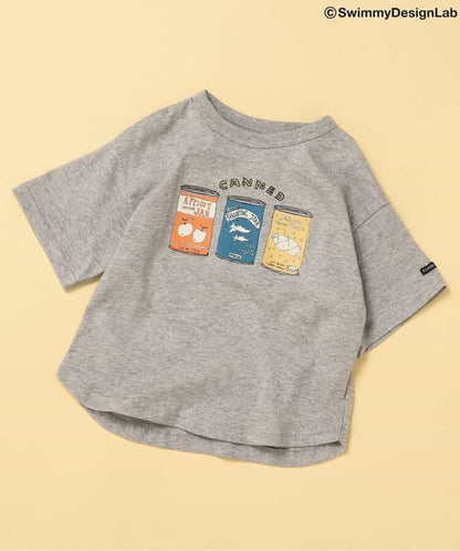 Japanese children's clothing FOKIDS × Swimmy DesignLab HOZONHOZON T-shirt 80-140cm Boys Spring TOPS Other brand children's clothing 