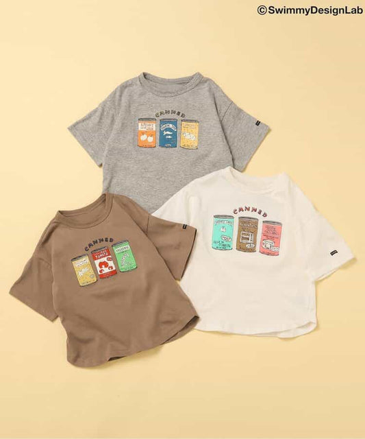 Japanese children's clothing FOKIDS × Swimmy DesignLab HOZONHOZON T-shirt 80-140cm Boys Spring TOPS Other brand children's clothing 