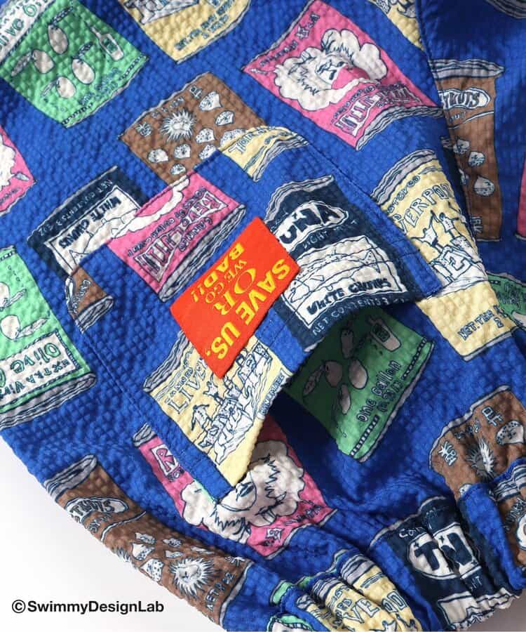 Japanese children's clothing FOKIDS × Swimmy DesignLab HOZONHOZON shorts 80-140cm boys' spring PANTS Other brand children's clothing 