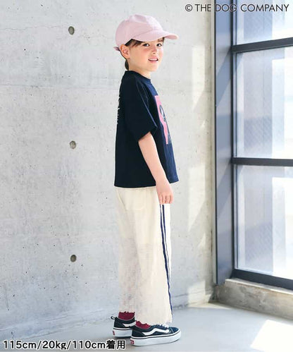 FOKIDS x THE DOG Japanese Children's Clothing: Printed Short-Sleeved Top (80-140cm) for Boys and Girls (Summer) (Other Brands) 