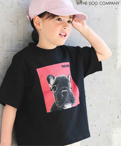 FOKIDS x THE DOG Japanese Children's Clothing: Printed Short-Sleeved Top (80-140cm) for Boys and Girls (Summer) (Other Brands) 
