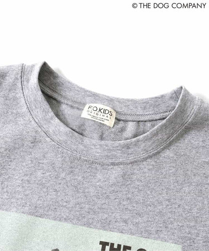 Japanese children's clothing FOKIDS x THE DOG parent-child wear printed short-sleeved top (ML) adult style summer other brand children's clothing TOPS 