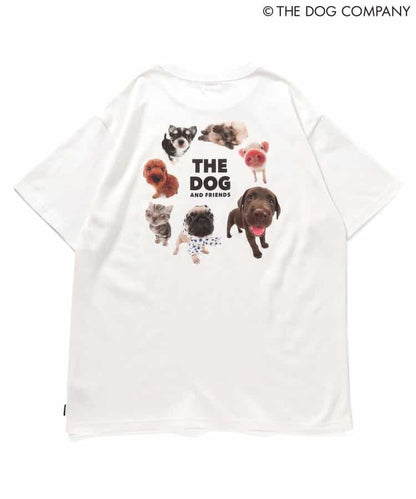 Japanese children's clothing FOKIDS x THE DOG parent-child wear printed short-sleeved top (ML) adult style summer other brand children's clothing TOPS 