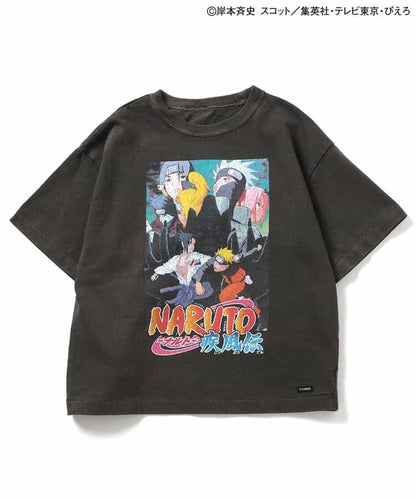 FOKIDS x NARUTO - Japan-made printed short-sleeved tops (100-140cm) for boys and girls. Summer other brand children's clothing TOPS 