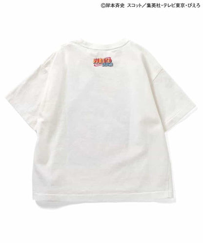 FOKIDS x NARUTO - Japan-made printed short-sleeved tops (100-140cm) for boys and girls. Summer other brand children's clothing TOPS 