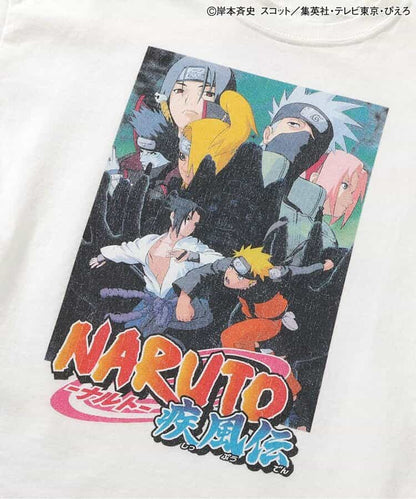 FOKIDS x NARUTO - Japan-made printed short-sleeved tops (100-140cm) for boys and girls. Summer other brand children's clothing TOPS 