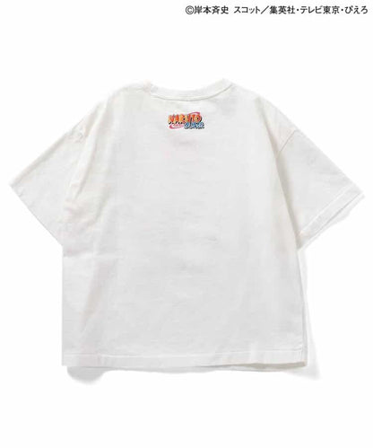 FOKIDS x NARUTO - Japan-made printed short-sleeved tops (100-140cm) for boys and girls. Summer other brand children's clothing TOPS 