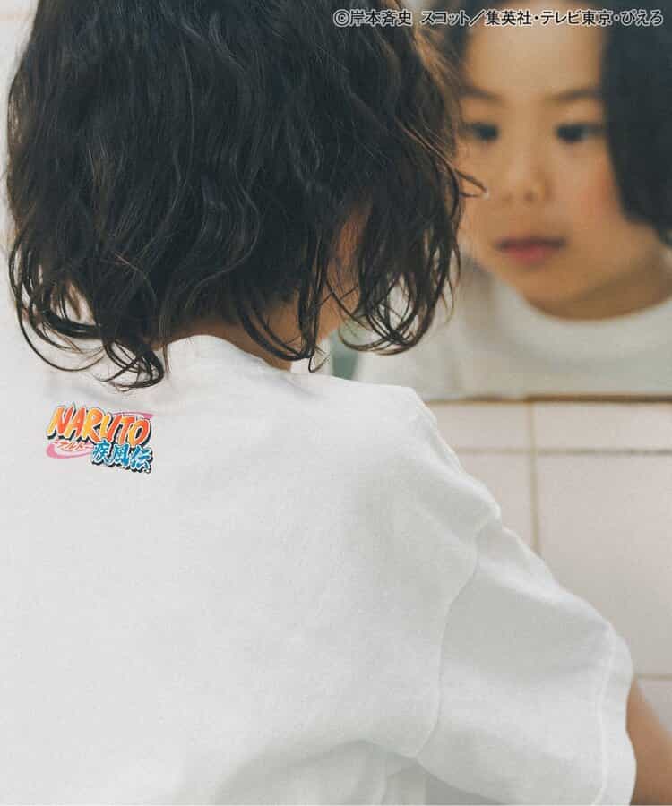 FOKIDS x NARUTO - Japan-made printed short-sleeved tops (100-140cm) for boys and girls. Summer other brand children's clothing TOPS 
