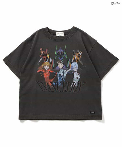 FOKIDS Japan x Neon Genesis Evangelion Print Short-Sleeve Top (100-140cm) for Boys/Girls Summer Other Brands TOPS 