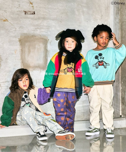 日本童裝 F.O.KIDS DISNEY vintage voyage 牛仔褲 80-150cm 男童款/女童款 秋冬季 其他品牌童裝 PANTS