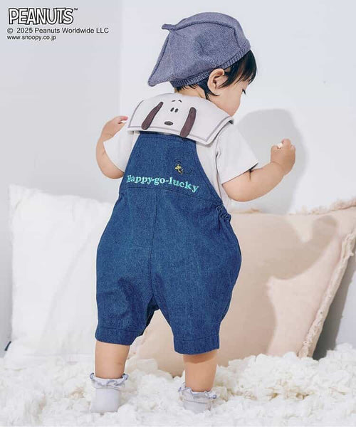 日本童裝 SERAPH x PEANUTS吊帶連衣 60-80cm 男童款/女童款 初生嬰兒 春季 Jumpsite 其他品牌童裝