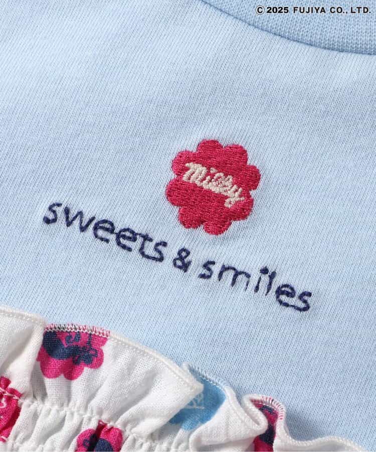 Japanese children's clothing SERAPH x Peko &amp; Poko Milk Girl Top 80-140cm Girls Summer TOPS Other brand children's clothing 