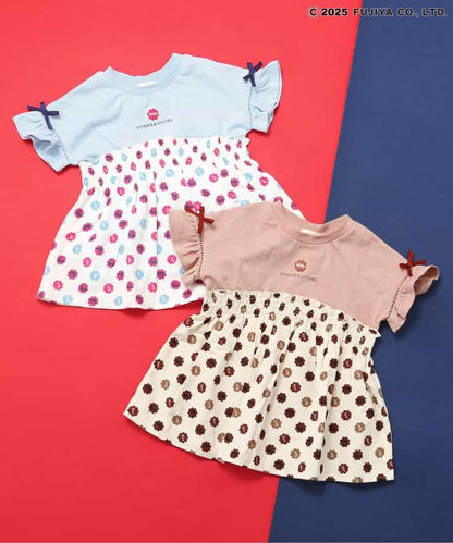 Japanese children's clothing SERAPH x Peko &amp; Poko Milk Girl Top 80-140cm Girls Summer TOPS Other brand children's clothing 