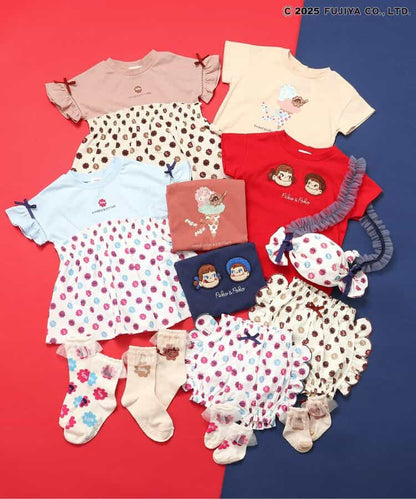 Japanese children's clothing SERAPH x Peko &amp; Poko Milk Girl Top 80-140cm Girls Summer TOPS Other brand children's clothing 