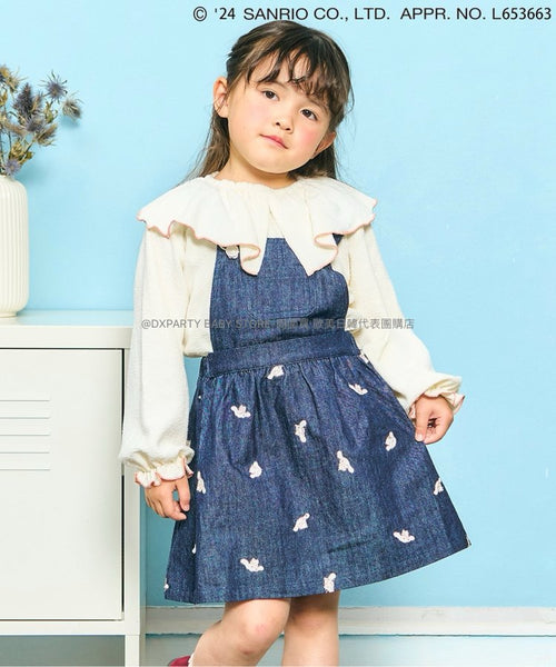 日本童裝 SERAPH Sanrio 刺繡吊帶 可拆連身裙 80-140cm 女童款 秋季 其他品牌童裝 DRESSES