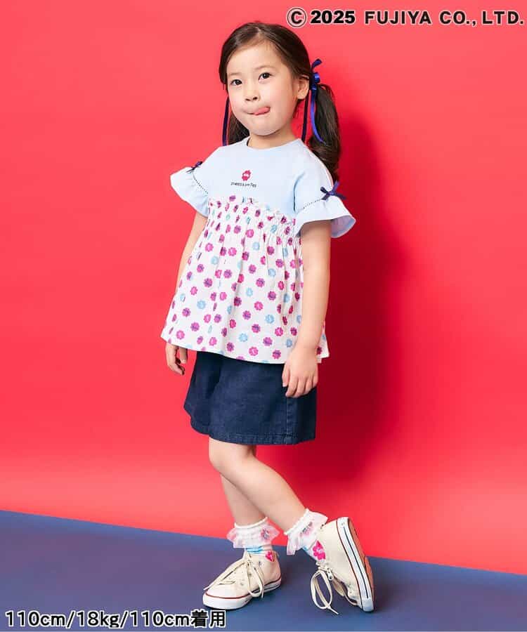 Japanese children's clothing SERAPH x Peko &amp; Poko shorts 80-140cm girls' summer PANTS Other brand children's clothing 