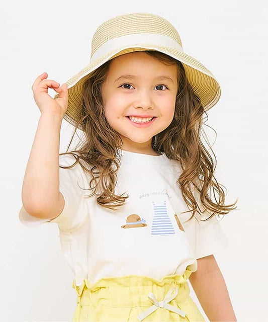 Japanese children's clothing apres les cours various pattern print short-sleeved tops 80-140cm boys/girls summer TOPS 