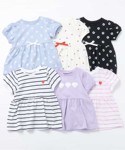 Japanese children's clothing apres les cours ruffled puff sleeve top 80-140cm girls summer TOPS 