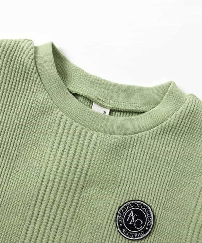 日本童裝 apres les cours 假兩件上衣 80-130cm 男童款 夏季 TOPS