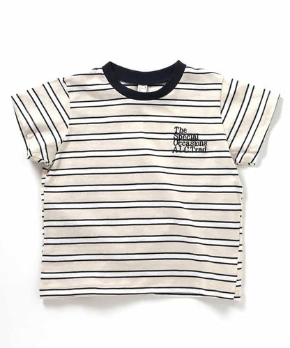 日本童裝 apres les cours 間條上衣 80-130cm 男童款 夏季 TOPS